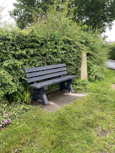 Precept Funded Project Renovation - new 100% Recycled Bench at Corner of Turflands 