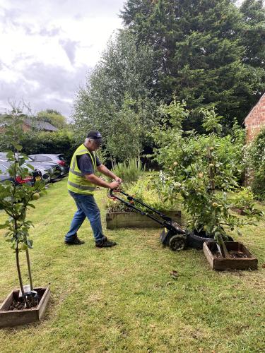 Countrywide Mowing Out Lane Car Park Gardens on Regular Contract for last six months and ongoing 