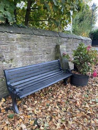 Renovated Bench , Town Rd. by Croston Park - Thank you 