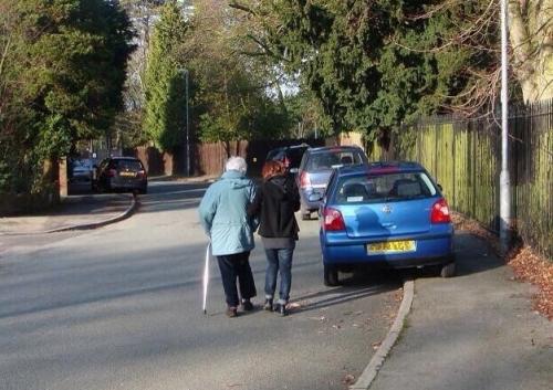  Parking on the Pavement in Croston  - is it illegal? Information from the R.A.C. 