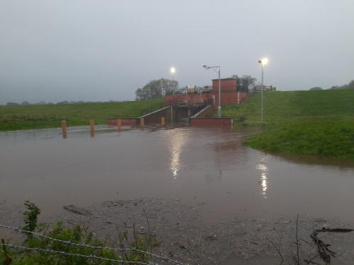 Eccleston Dam on the River Yarrow - Information from Lower Yarrow Flood Action Group, Croston. Huge THANKS extended to L.Y.F.A.G. for all their efforts.  